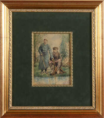 Каразин Николай Николаевич. На рыбалке